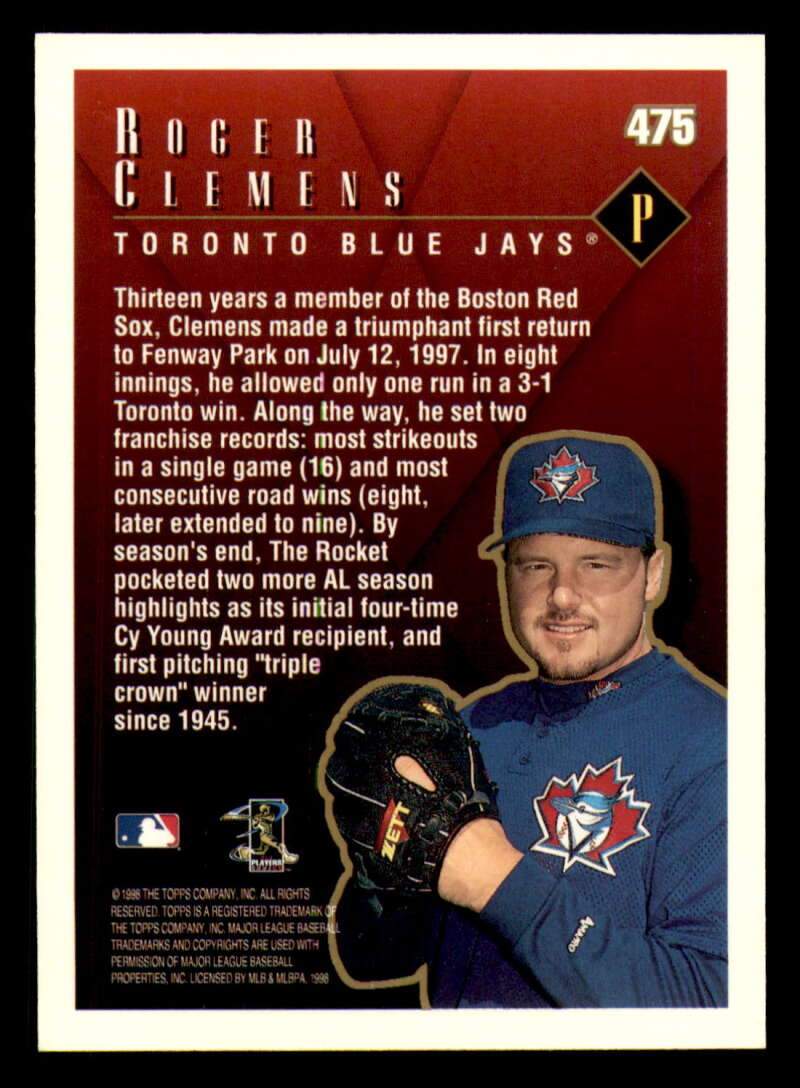 1998 Topps acuñado en paralelo de béisbol Cooperstown * * Set Break * 253-503 - Imagen 396 de 436