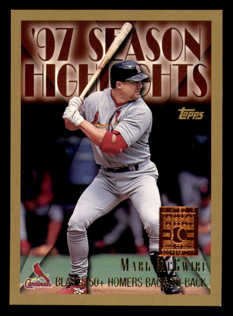 1998 Topps acuñado en paralelo de béisbol Cooperstown * * Set Break * 253-503 - Imagen 401 de 436