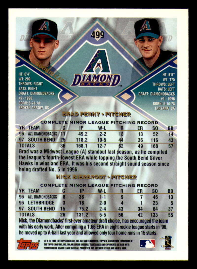 1998 Topps acuñado en paralelo de béisbol Cooperstown * * Set Break * 253-503 - Imagen 430 de 436