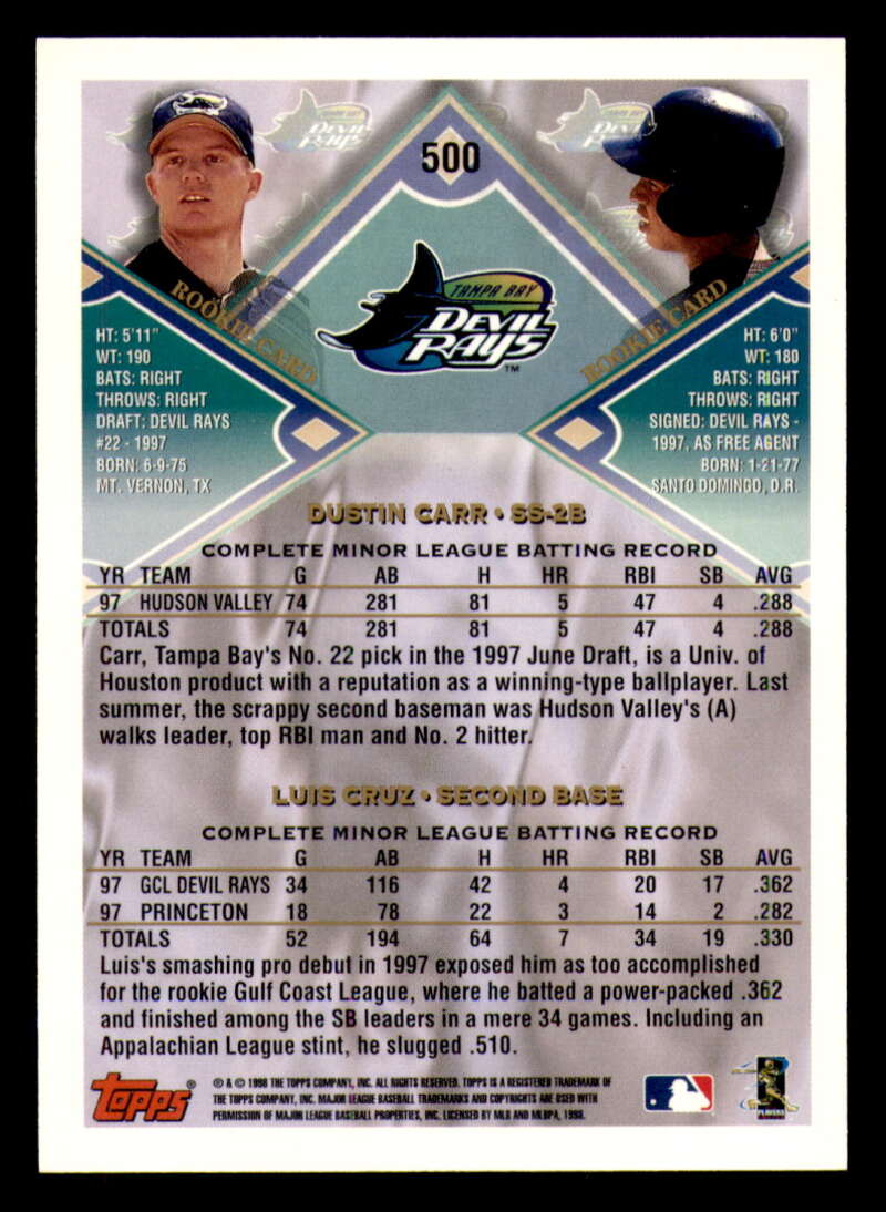 1998 Topps acuñado en paralelo de béisbol Cooperstown * * Set Break * 253-503 - Imagen 432 de 436