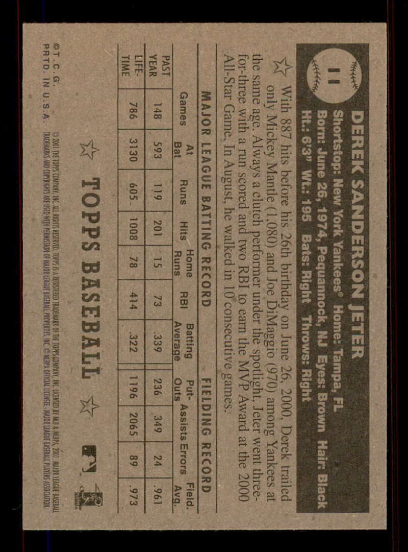 2001 Topps Heritage (Black/Red Back) SP/Short Print Variations #1-80 (You Pick) - Picture 20 of 316