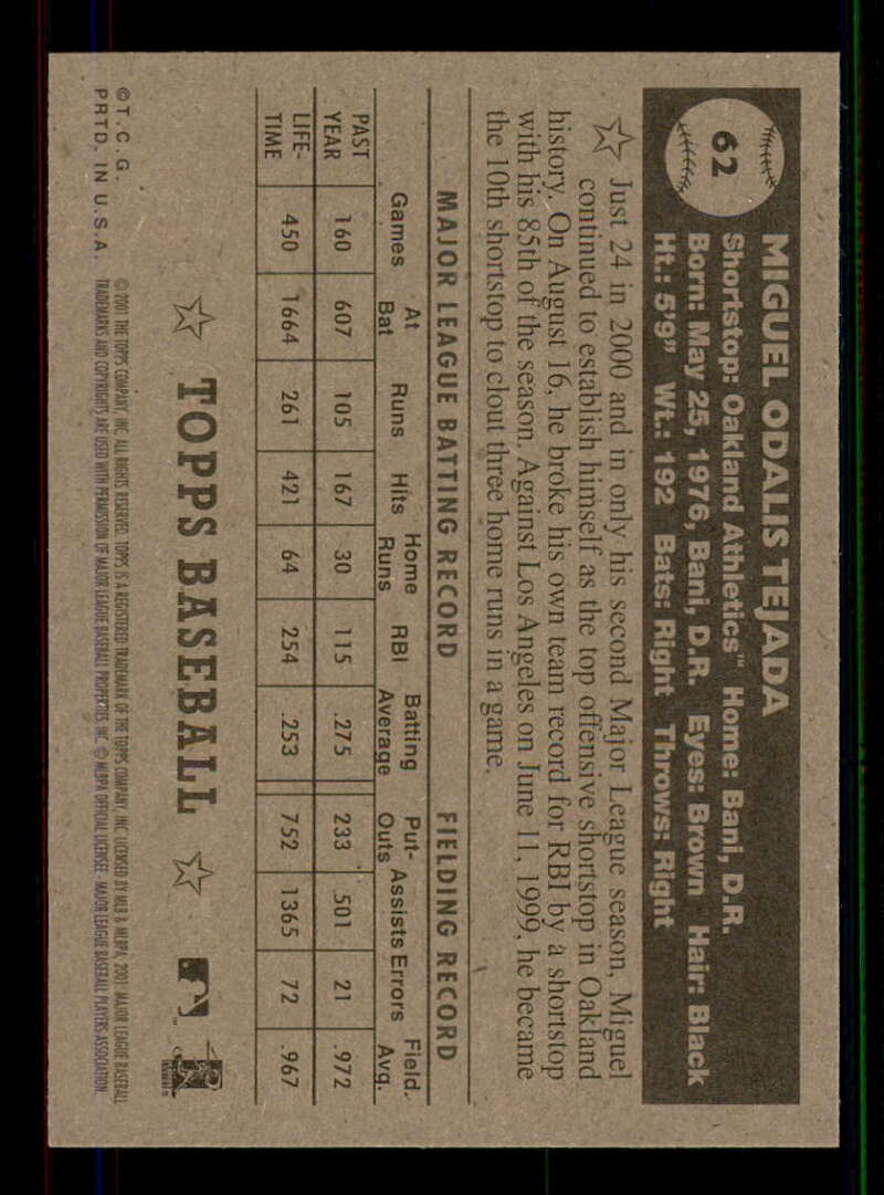 2001 Topps Heritage (Black/Red Back) SP/Short Print Variations #1-80 (You Pick) - Picture 120 of 316