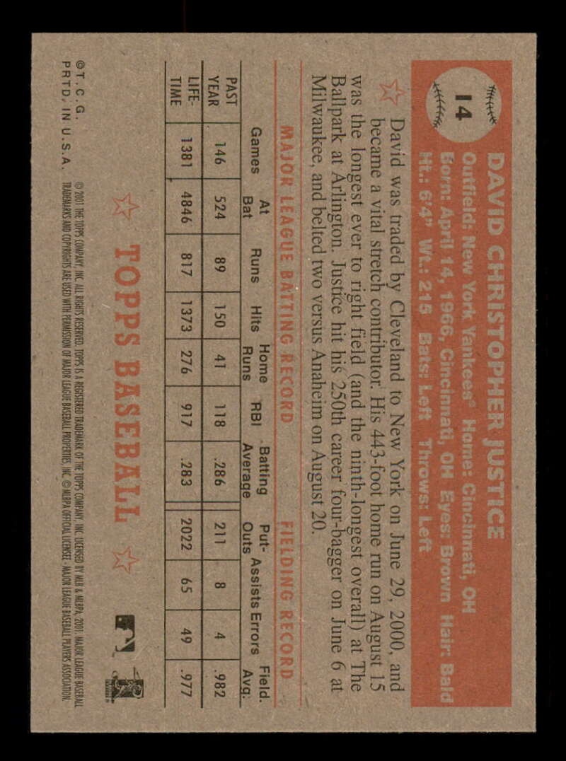 2001 Topps Heritage (Black/Red Back) SP/Short Print Variations #1-80 (You Pick) - Picture 184 of 316