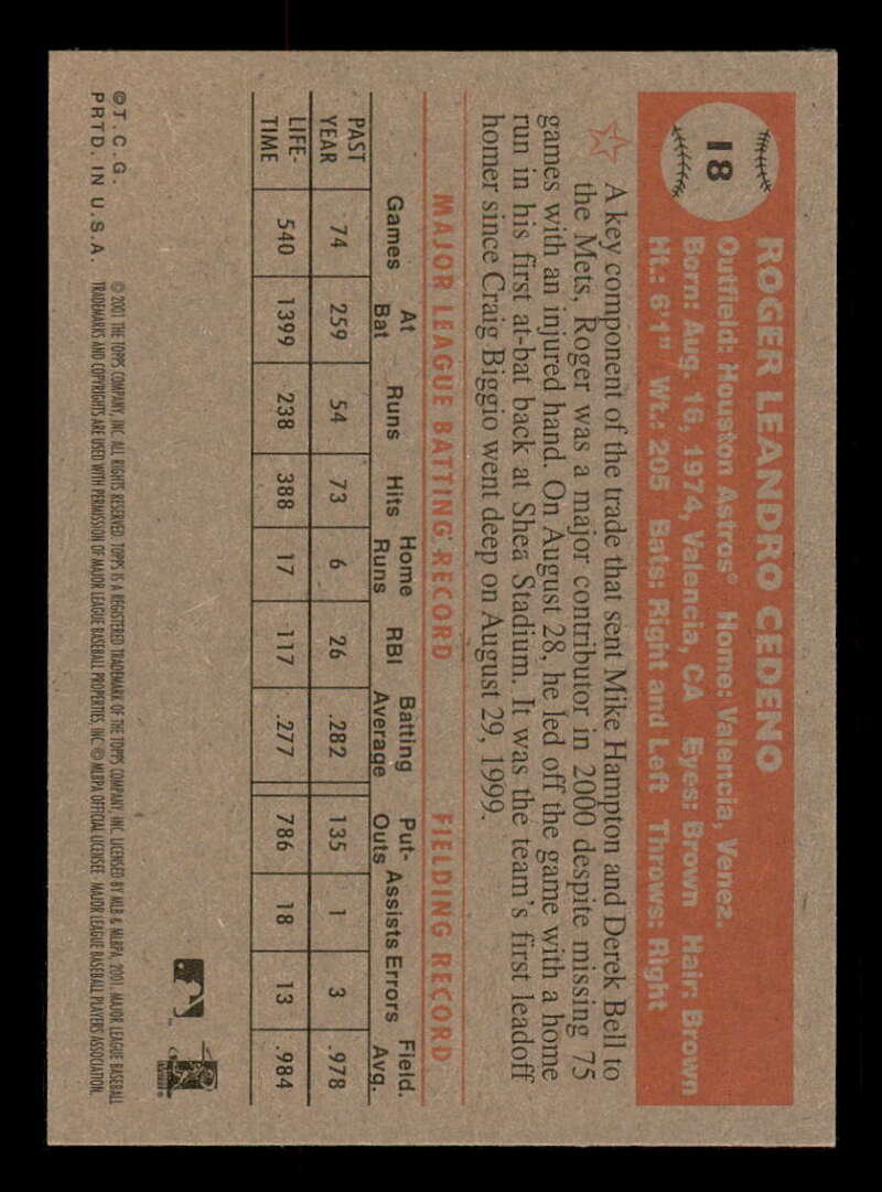 2001 Topps Heritage (Black/Red Back) SP/Short Print Variations #1-80 (You Pick) - Picture 192 of 316