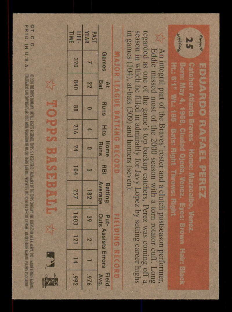 2001 Topps Heritage (Black/Red Back) SP/Short Print Variations #1-80 (You Pick) - Picture 206 of 316