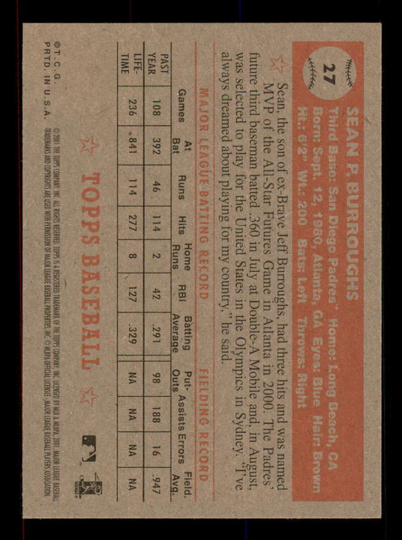 2001 Topps Heritage (Black/Red Back) SP/Short Print Variations #1-80 (You Pick) - Picture 210 of 316