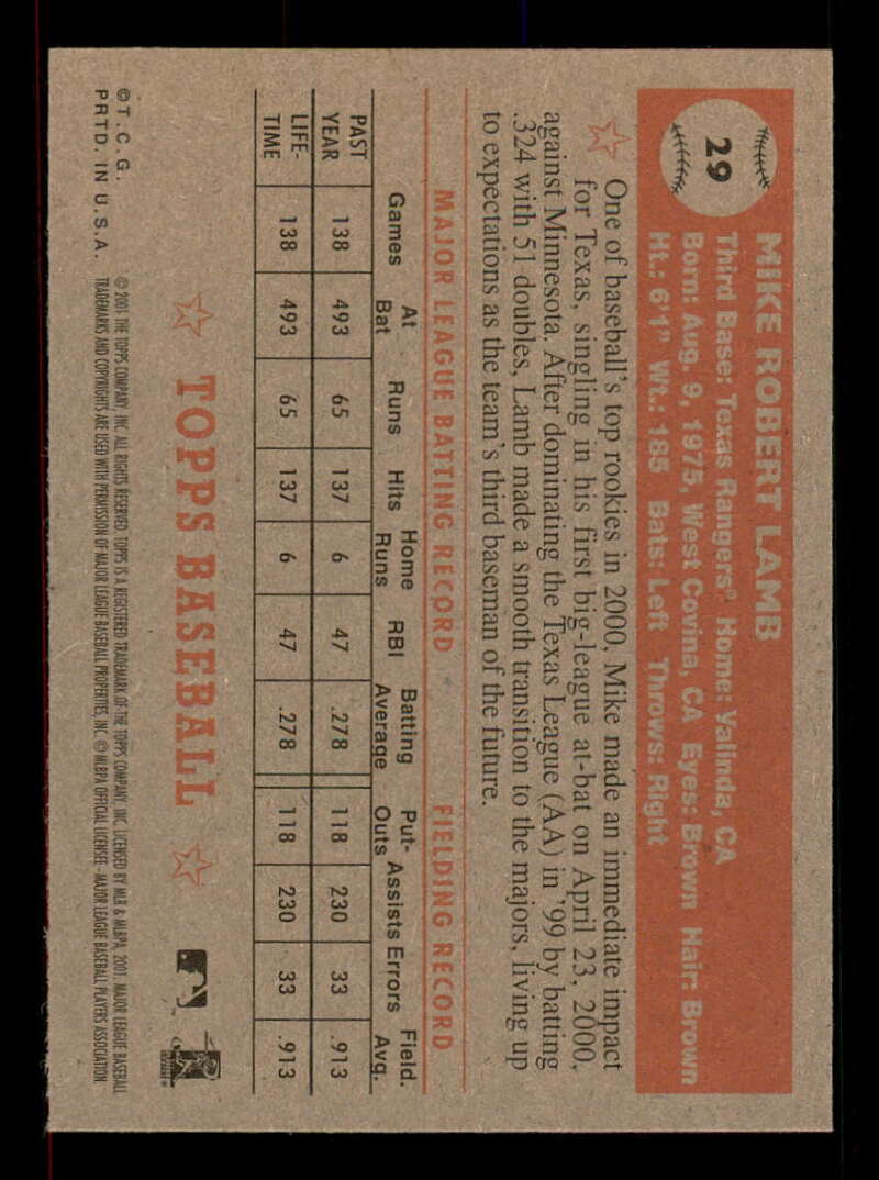 2001 Topps Heritage (Black/Red Back) SP/Short Print Variations #1-80 (You Pick) - Picture 214 of 316