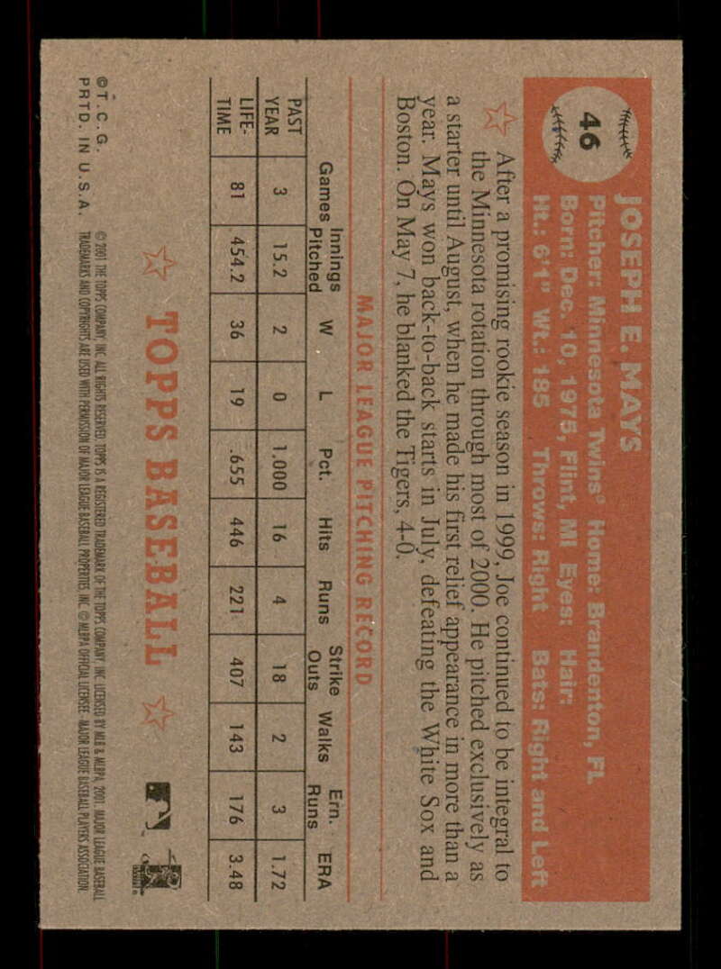 2001 Topps Heritage (Black/Red Back) SP/Short Print Variations #1-80 (You Pick) - Picture 248 of 316