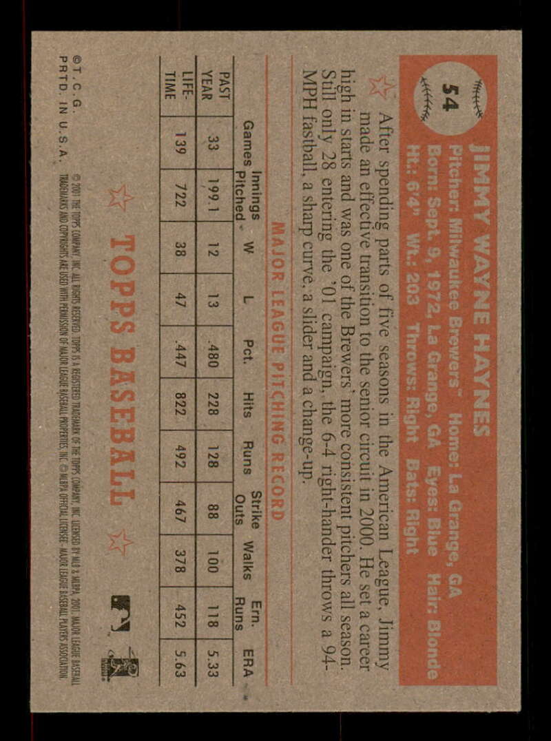 2001 Topps Heritage (Black/Red Back) SP/Short Print Variations #1-80 (You Pick) - Picture 264 of 316