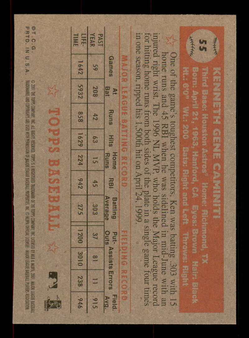 2001 Topps Heritage (Black/Red Back) SP/Short Print Variations #1-80 (You Pick) - Picture 266 of 316