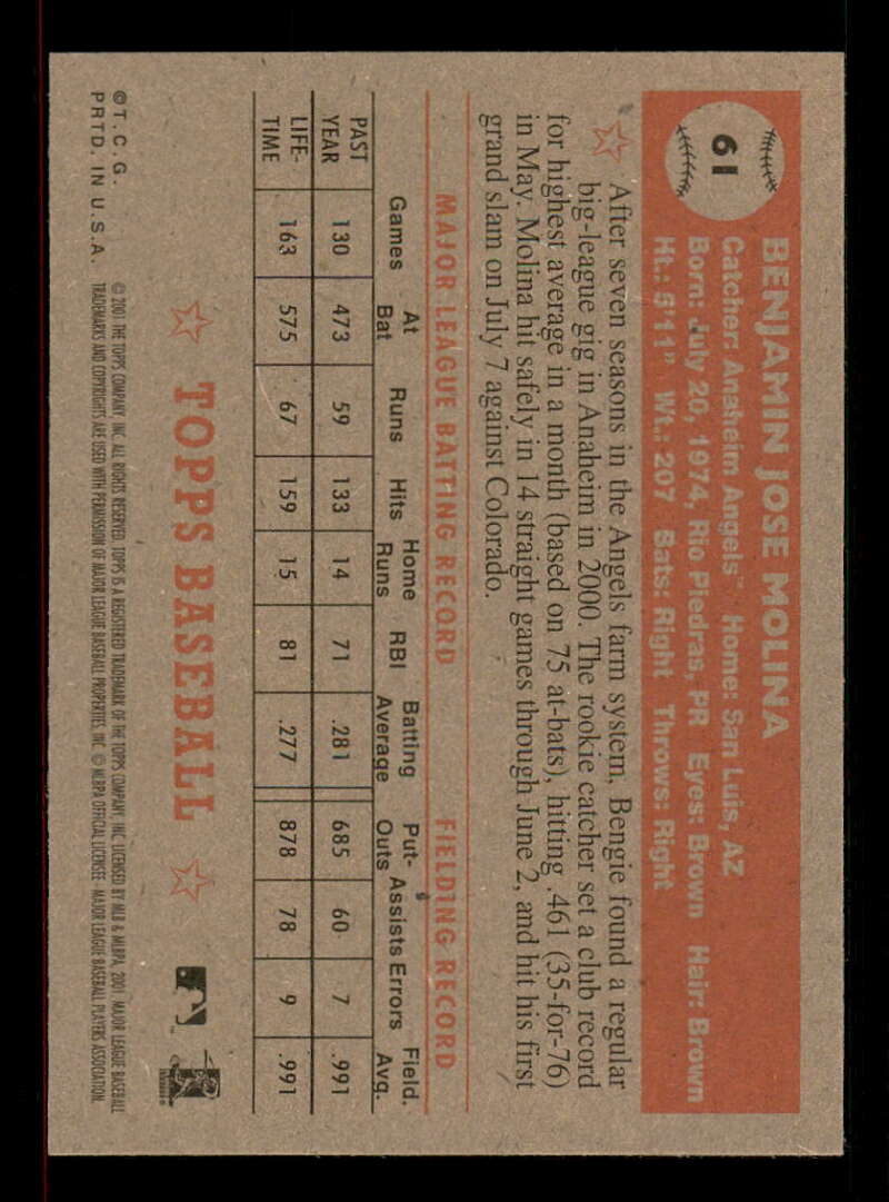 2001 Topps Heritage (Black/Red Back) SP/Short Print Variations #1-80 (You Pick) - Picture 278 of 316