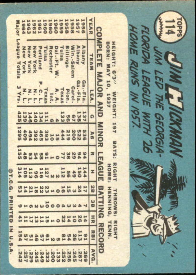 Pick Your Cards 1965 Topps MLB Baseball Set Break #1 Singles (#1-251) See Scans - Picture 205 of 459