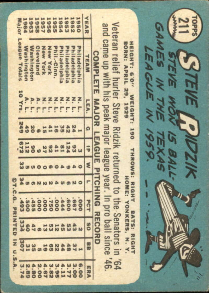 Pick Your Cards 1965 Topps MLB Baseball Set Break #1 Singles (#1-251) See Scans - Picture 383 of 459