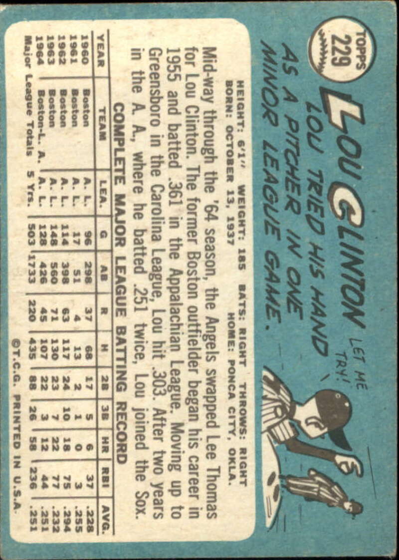 Pick Your Cards 1965 Topps MLB Baseball Set Break #1 Singles (#1-251) See Scans - Picture 419 of 459