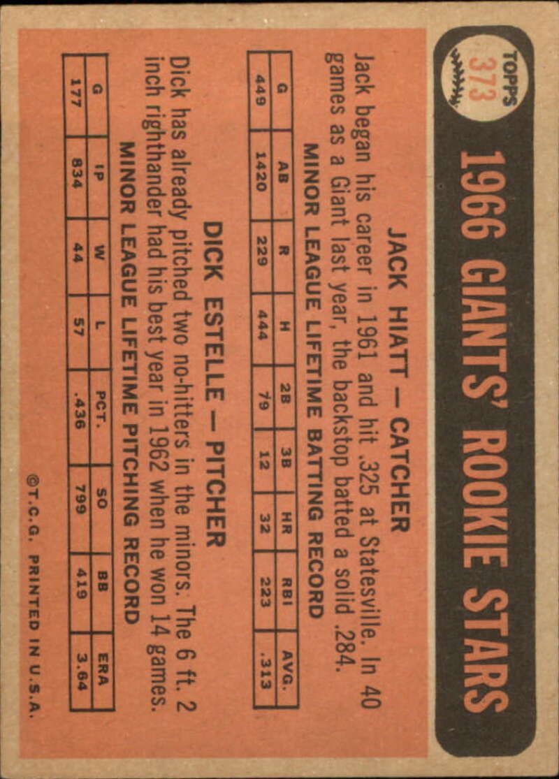 Pick Your Cards 1966 Topps Baseball Singles Set Break 1 (#266-516) - Picture 187 of 447