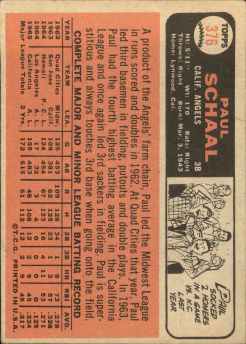 Pick Your Cards 1966 Topps Baseball Singles Set Break 1 (#266-516) - Picture 193 of 447