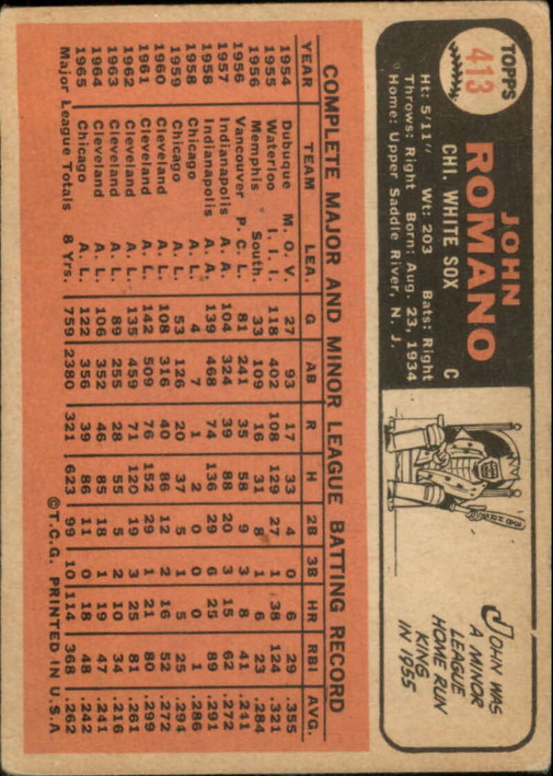 Pick Your Cards 1966 Topps Baseball Singles Set Break 1 (#266-516) - Picture 261 of 447