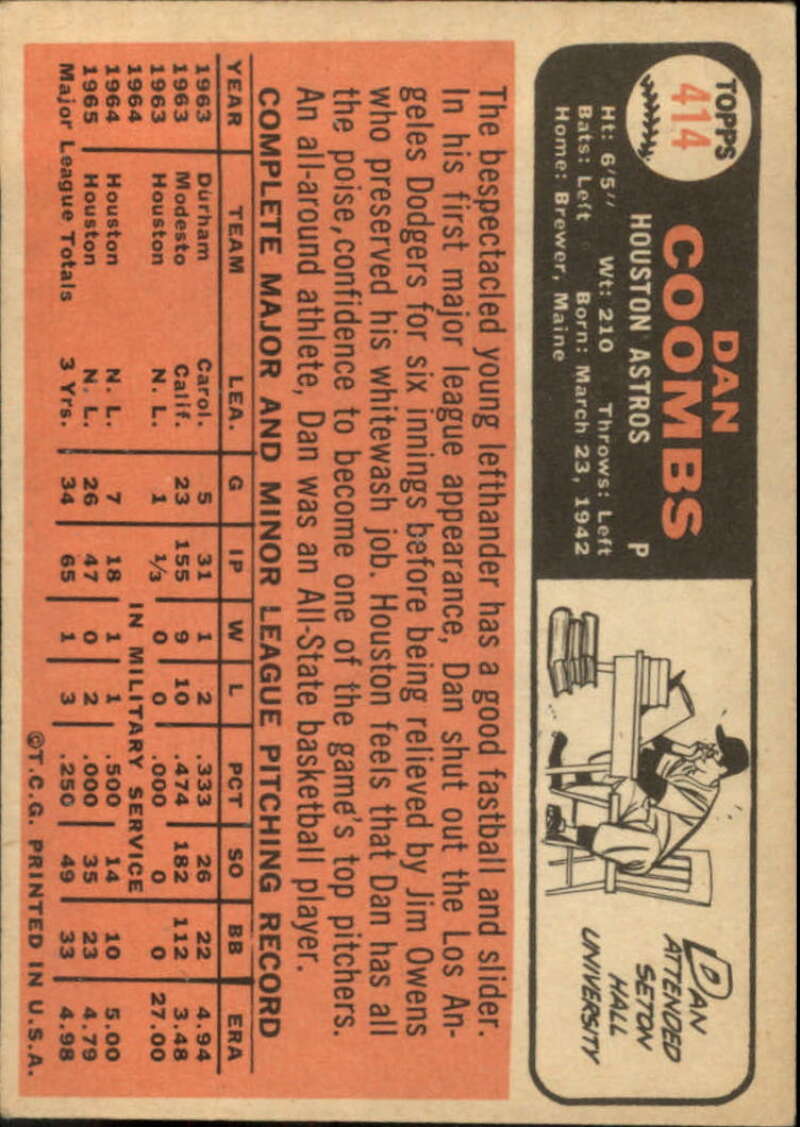 Pick Your Cards 1966 Topps Baseball Singles Set Break 1 (#266-516) - Picture 263 of 447