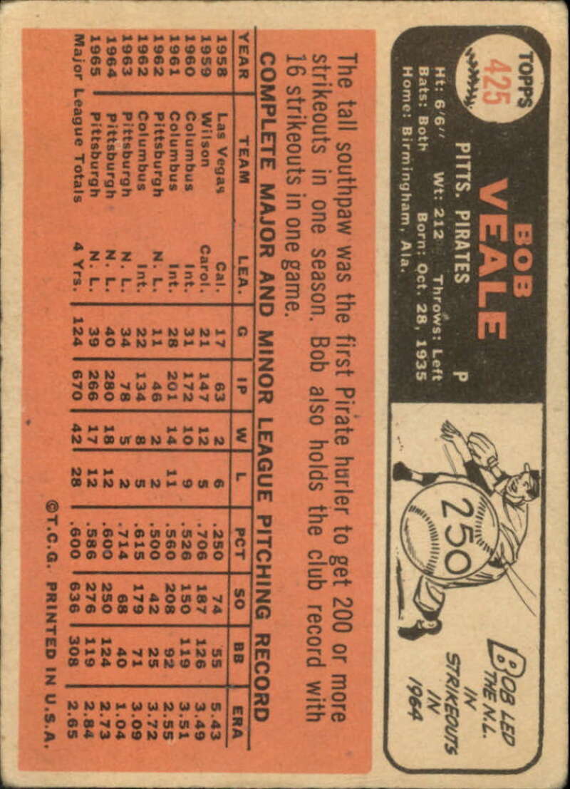 Pick Your Cards 1966 Topps Baseball Singles Set Break 1 (#266-516) - Picture 283 of 447