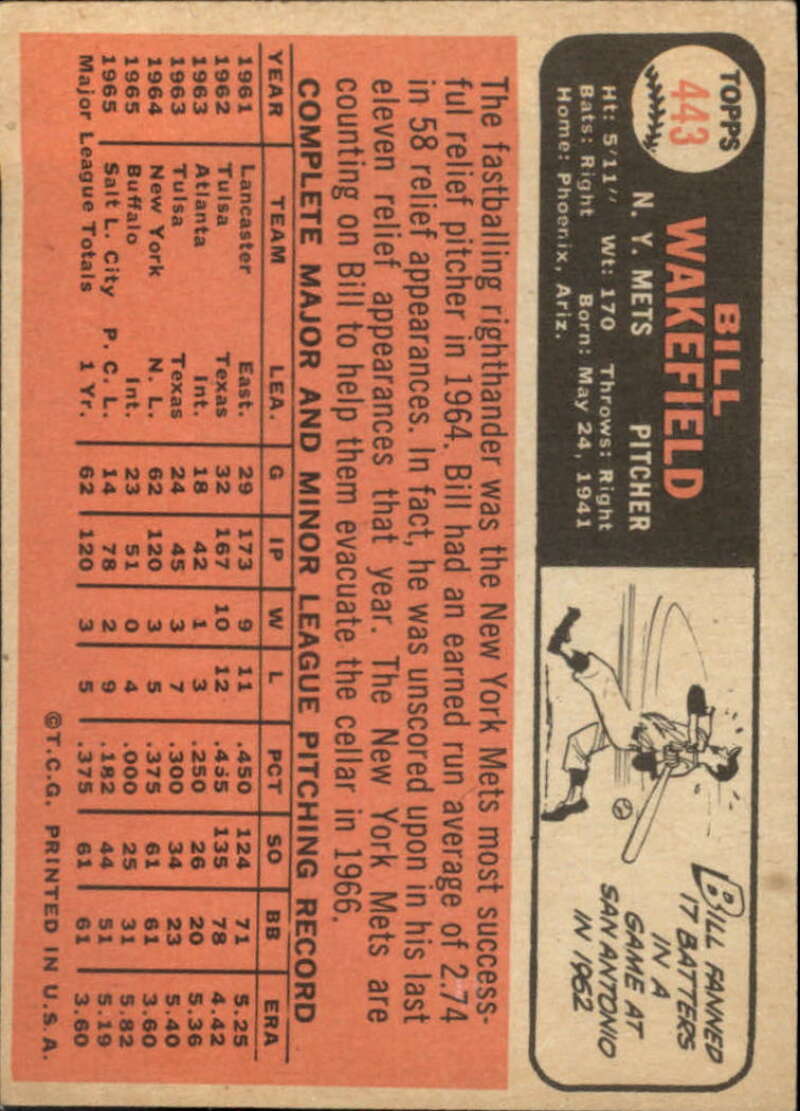 Pick Your Cards 1966 Topps Baseball Singles Set Break 1 (#266-516) - Picture 317 of 447