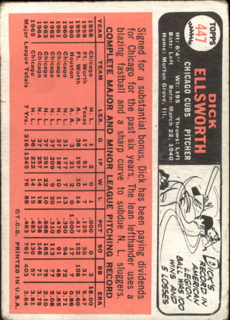 Pick Your Cards 1966 Topps Baseball Singles Set Break 1 (#266-516) - Picture 325 of 447