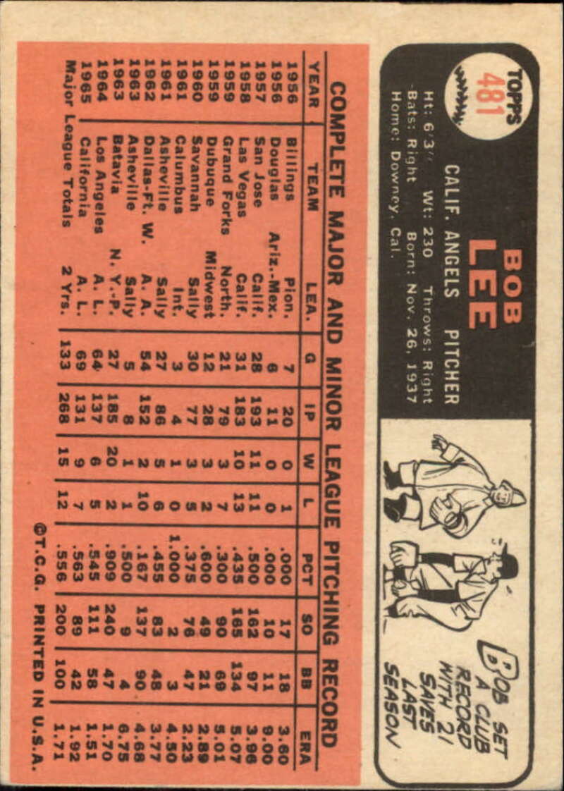 Pick Your Cards 1966 Topps Baseball Singles Set Break 1 (#266-516) - Picture 391 of 447