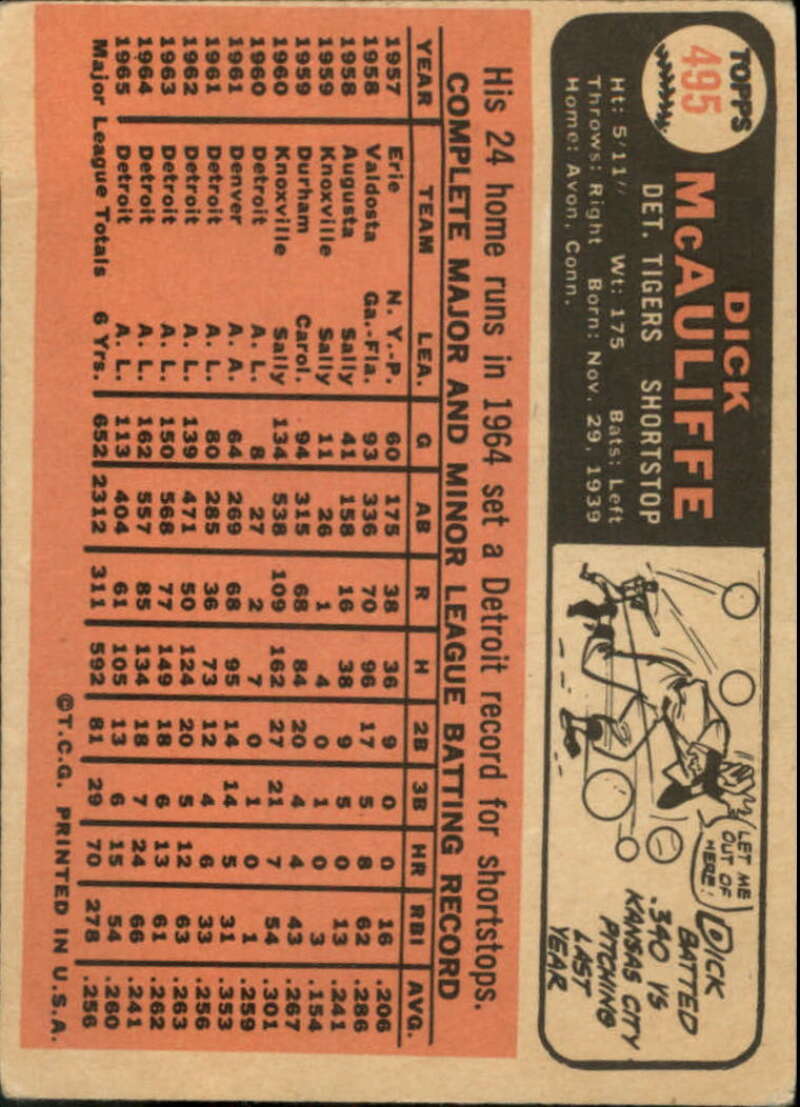 Pick Your Cards 1966 Topps Baseball Singles Set Break 1 (#266-516) - Picture 413 of 447