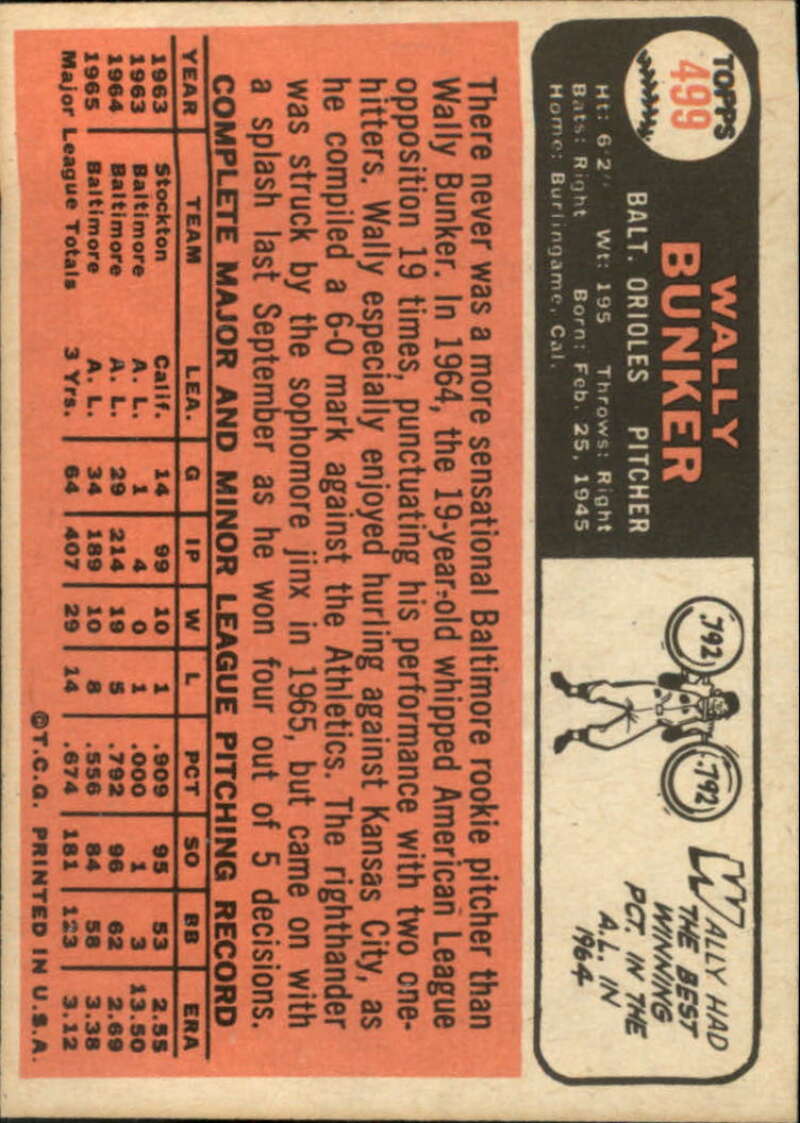 Pick Your Cards 1966 Topps Baseball Singles Set Break 1 (#266-516) - Picture 421 of 447