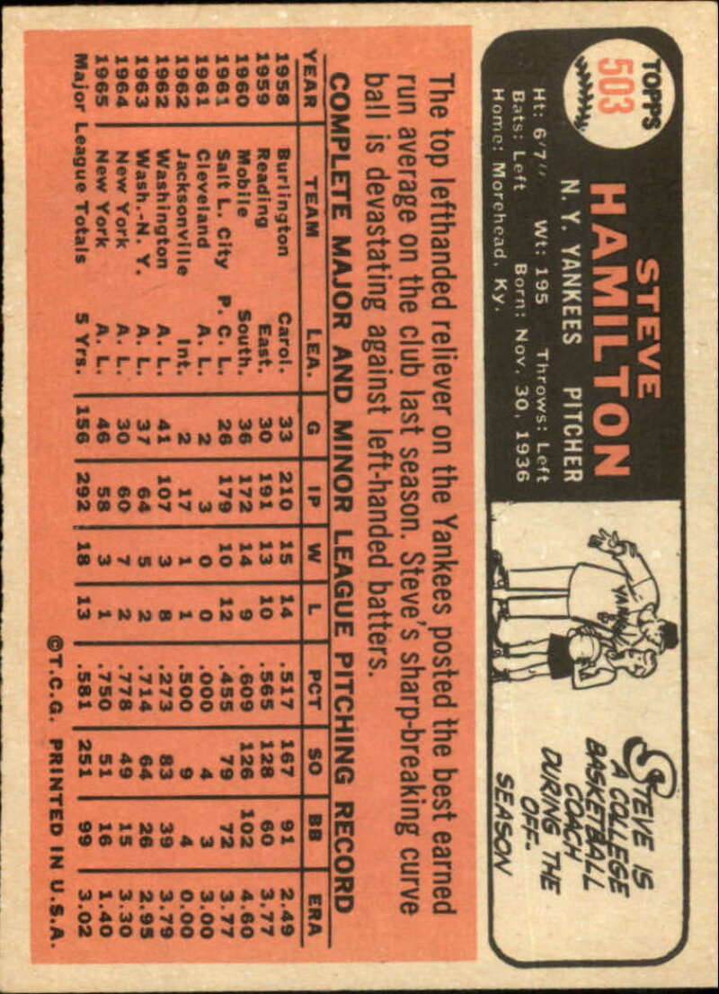 Pick Your Cards 1966 Topps Baseball Singles Set Break 1 (#266-516) - Picture 429 of 447