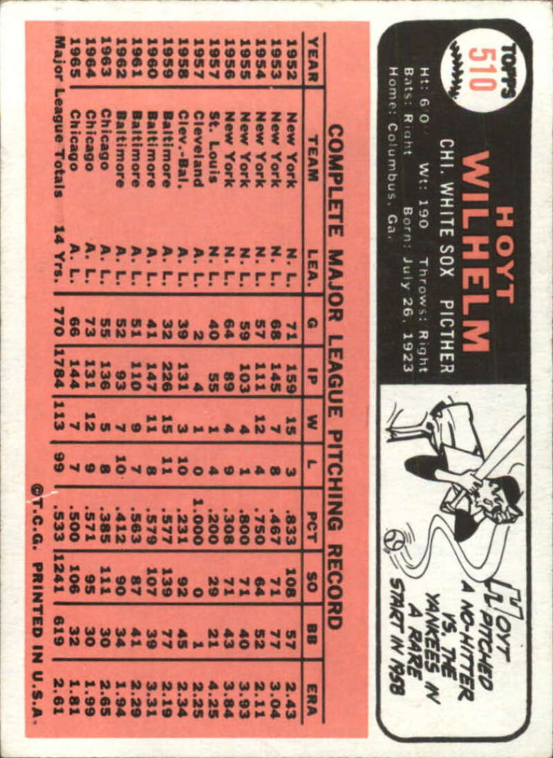 Pick Your Cards 1966 Topps Baseball Singles Set Break 1 (#266-516) - Picture 439 of 447