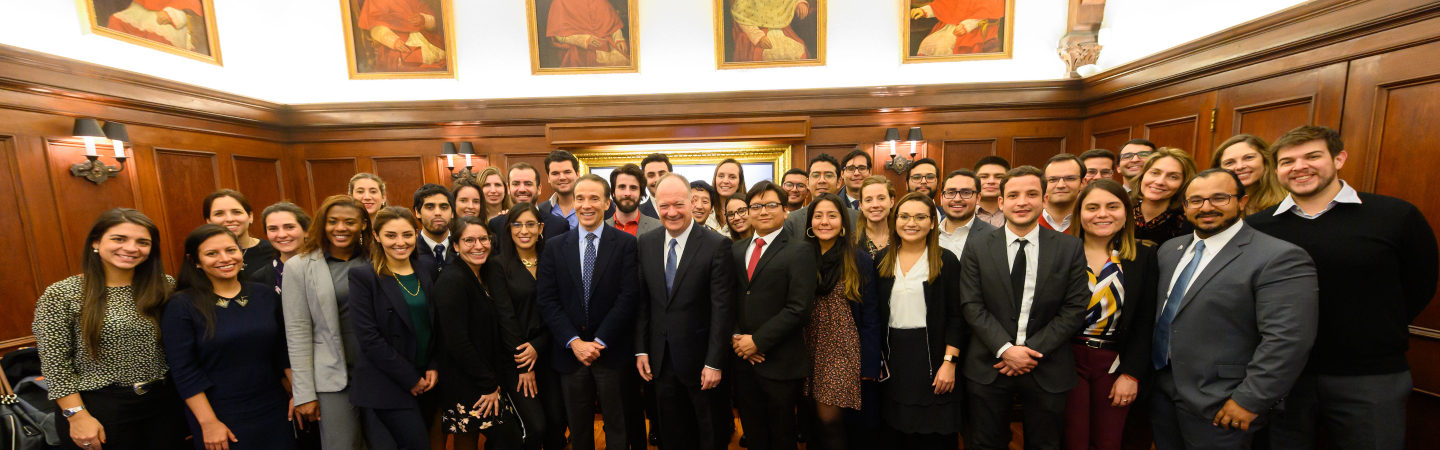 GCL 2020 with GU President DeGioia and LALP team