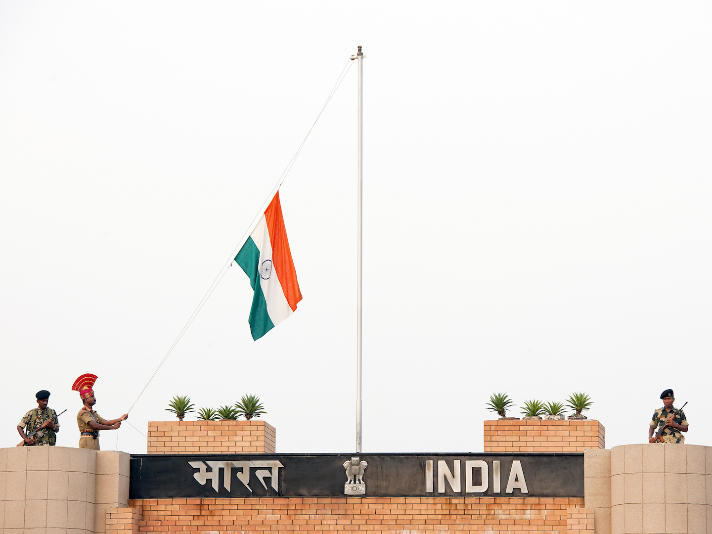Flag raising