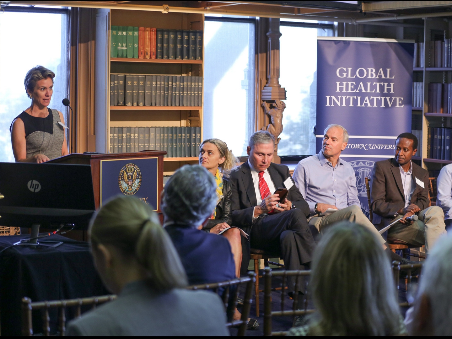 Maeve speaking at the GHI Faculty Forum 2019