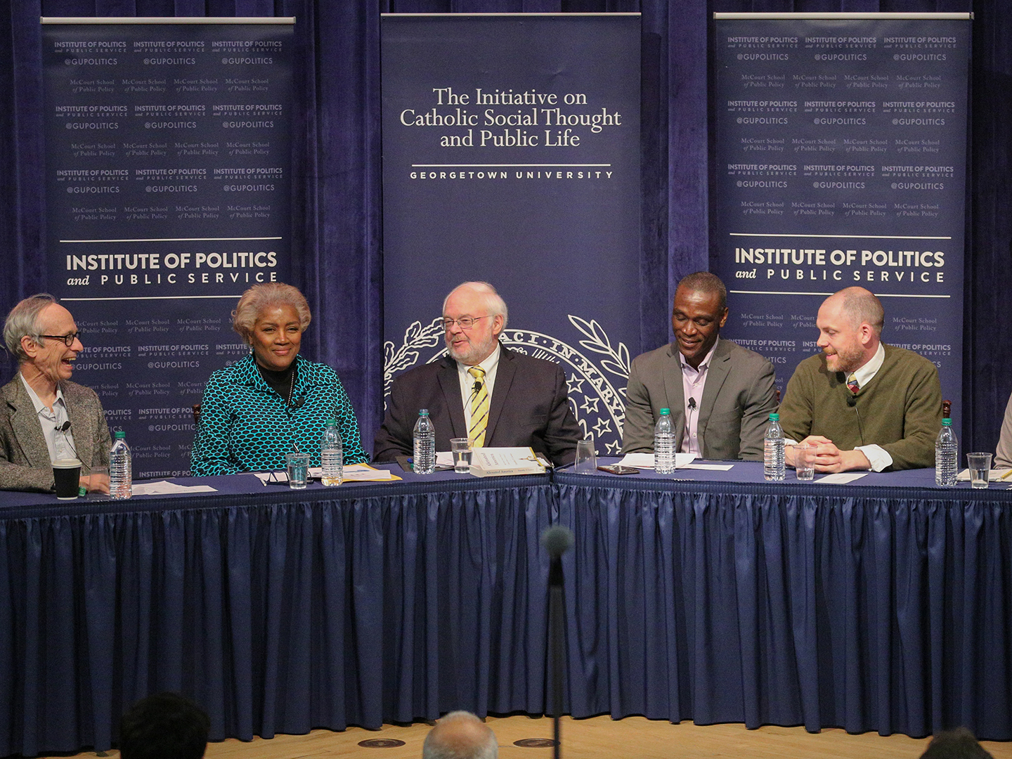 Panelists for the roundtable on Faith and the Faithful in the 2020 Presidential Primaries.
