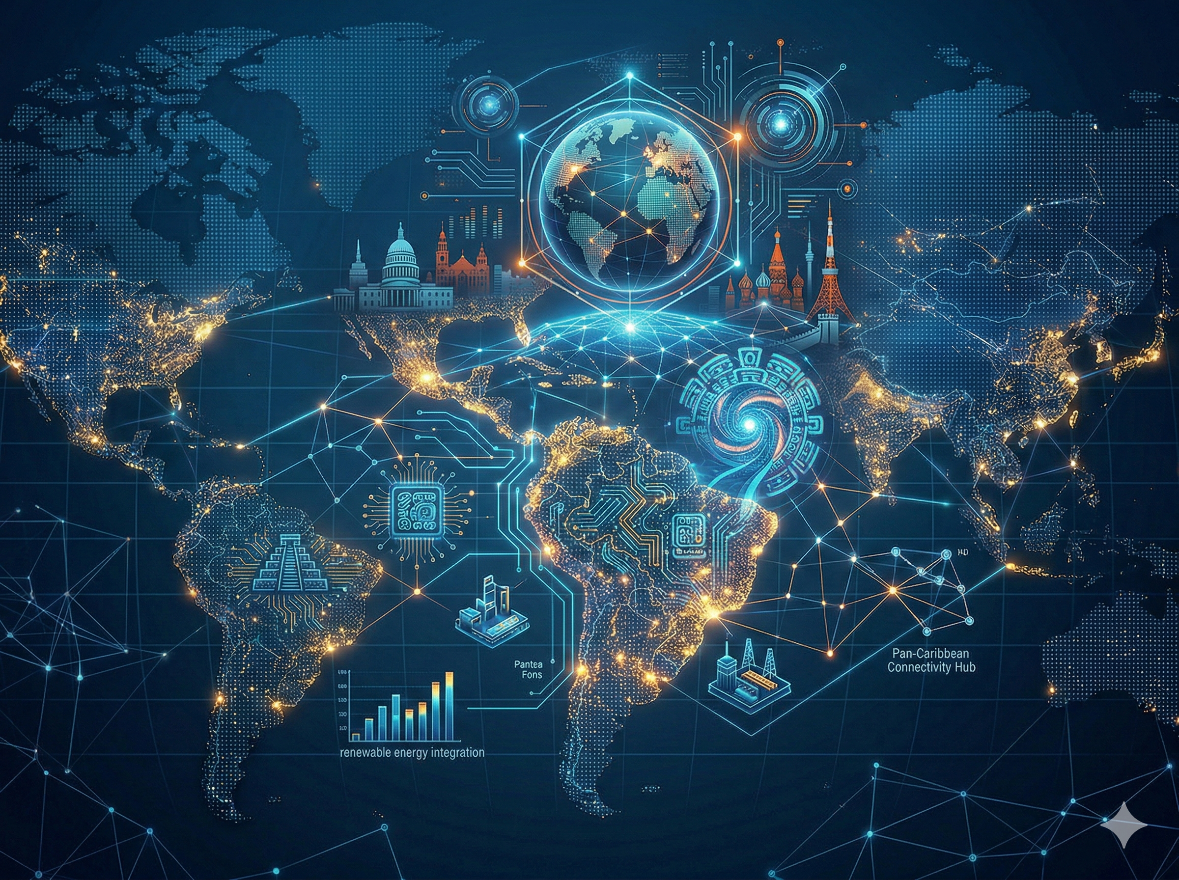 Gemini Generated Image on technology and geopolitics