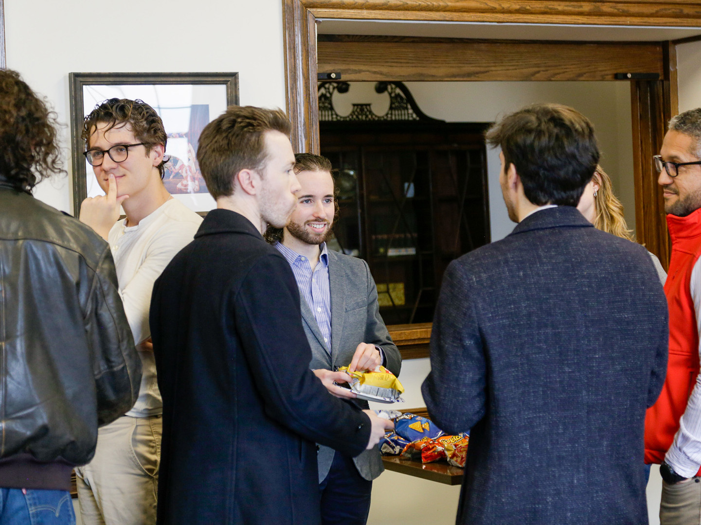 Guests mingling at spring 2026 GDI Open House