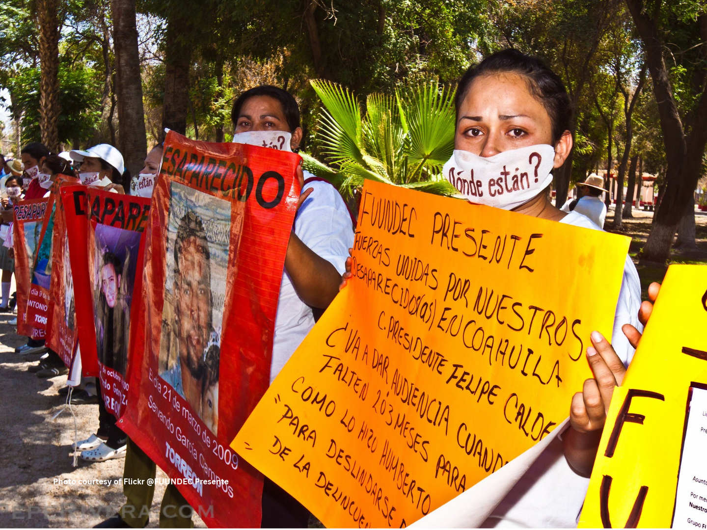 Women protesting