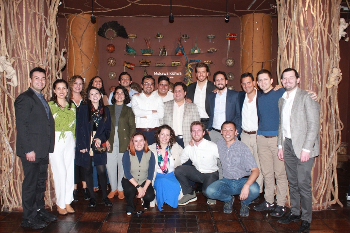 GCL alumni at one of their activities in Quito, Ecuador