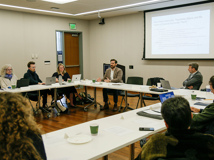 Mark Fisher discusses his paper "Demokratia before Democratic Theory: An Alternative History of Early Democratic Thought”