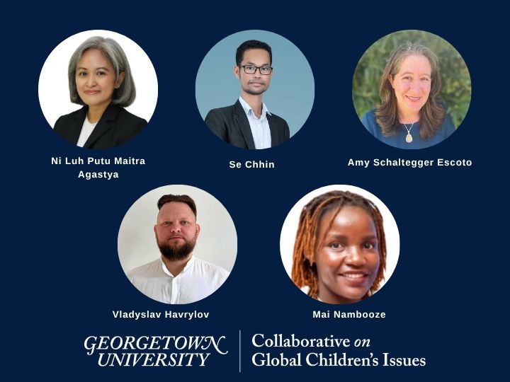 Global Fellows Ni Luh Putu Maitra Agastya, Se Chhin, Vladyslav Havrylov, Mai Nambooze, Amy Schaltegger Escoto