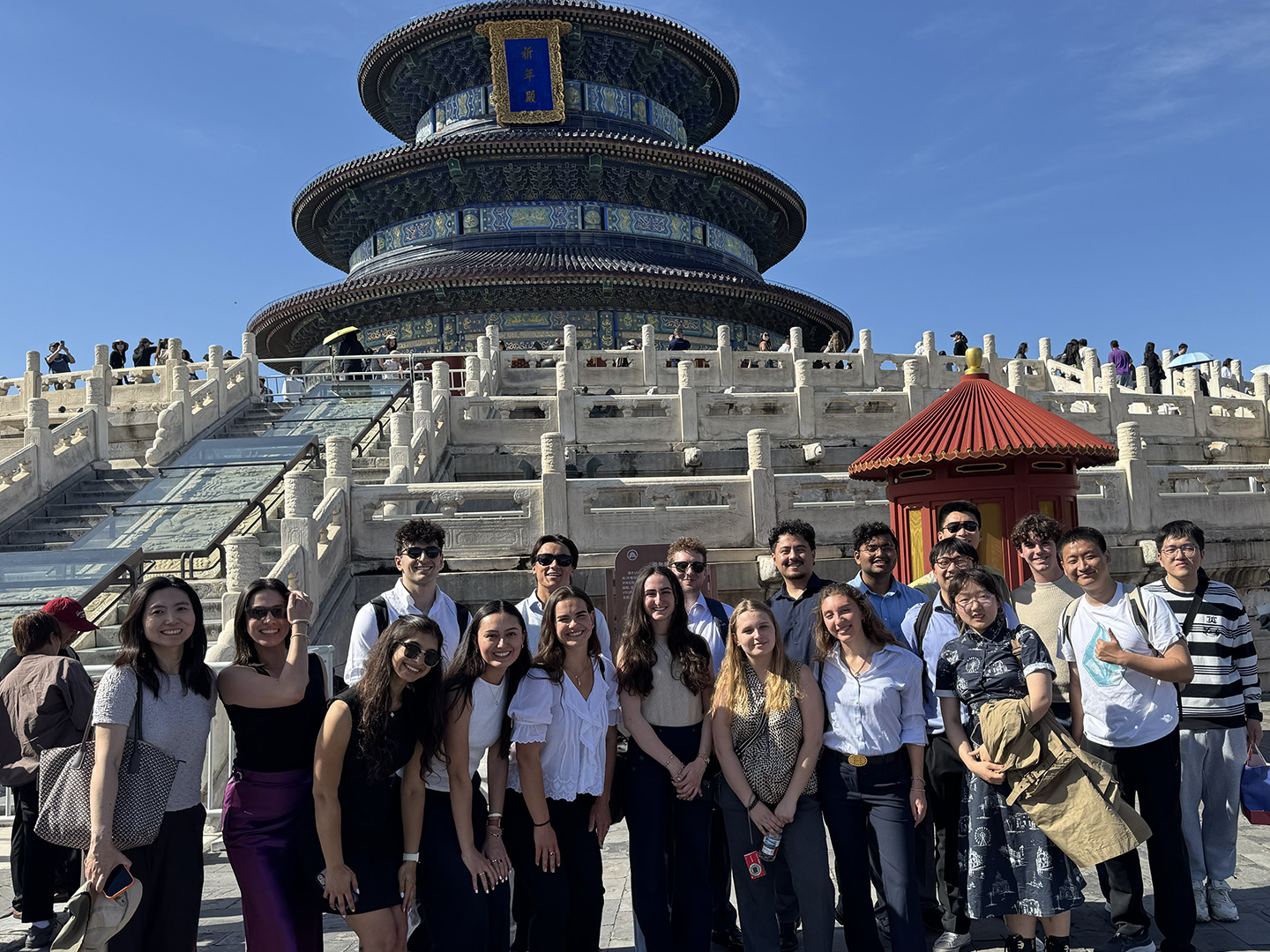 Students visiting the Temple of Heaven (May 2026)