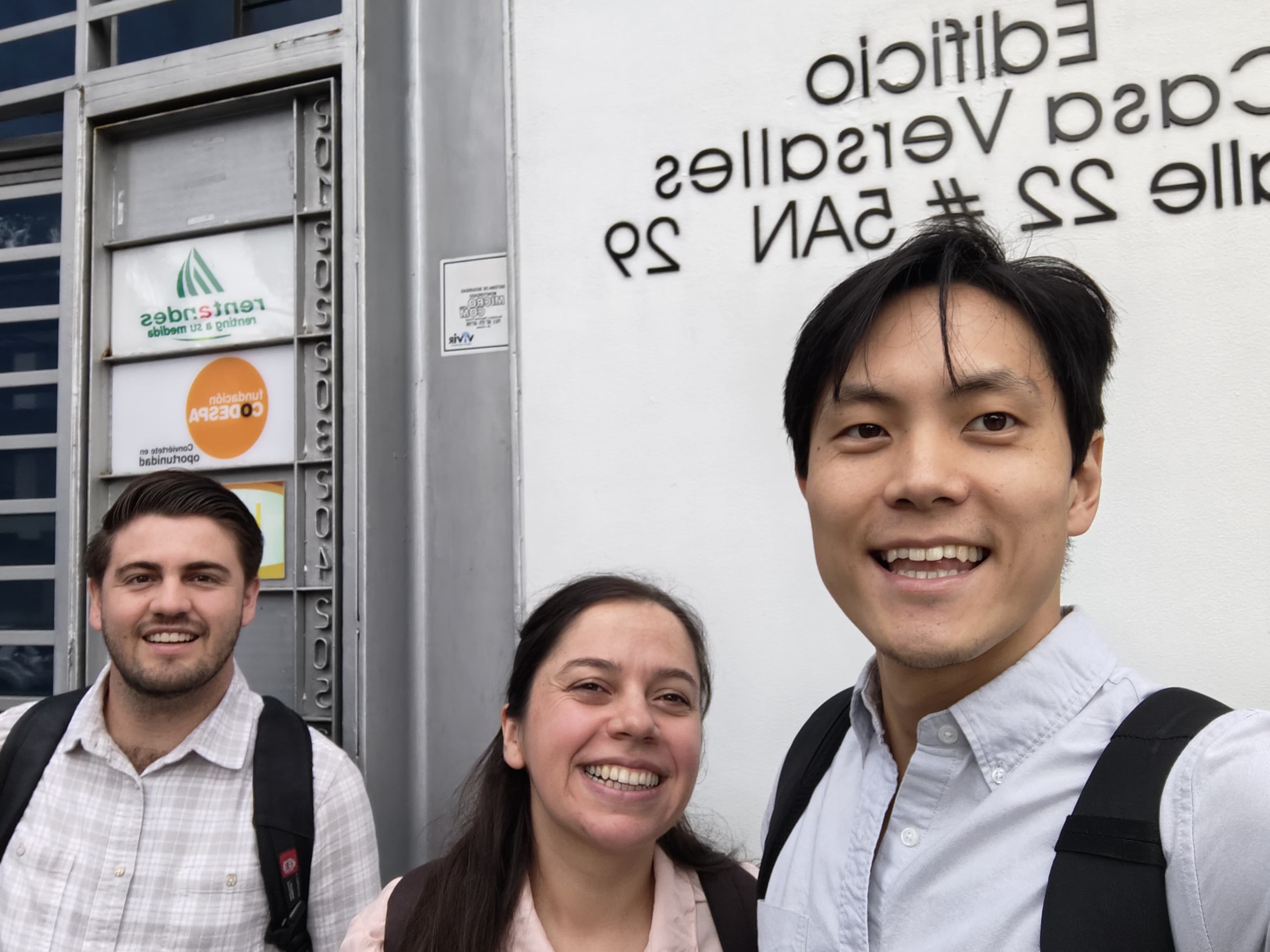 Juan Pablo Fernández with CODESPA colleagues