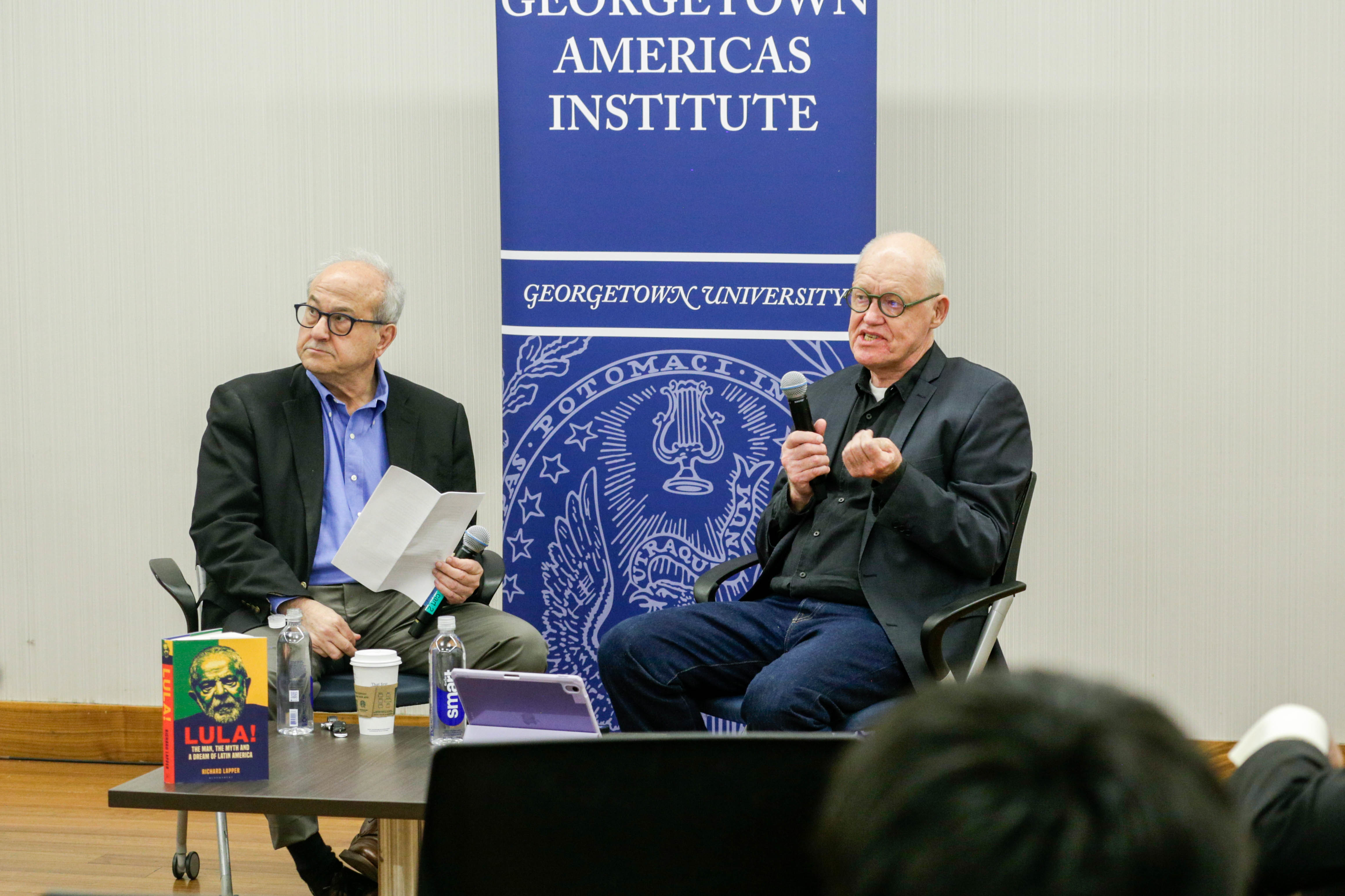 Michael Shifter y Richard Lapper