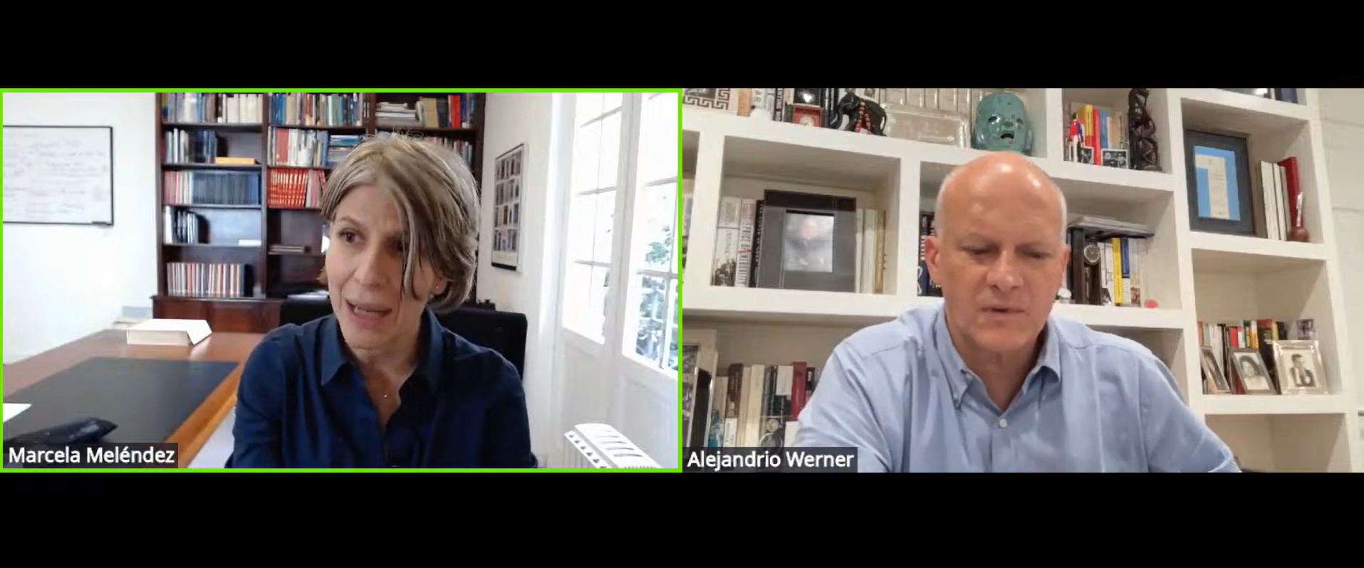 Marcela Melendez y Alejandro Werner