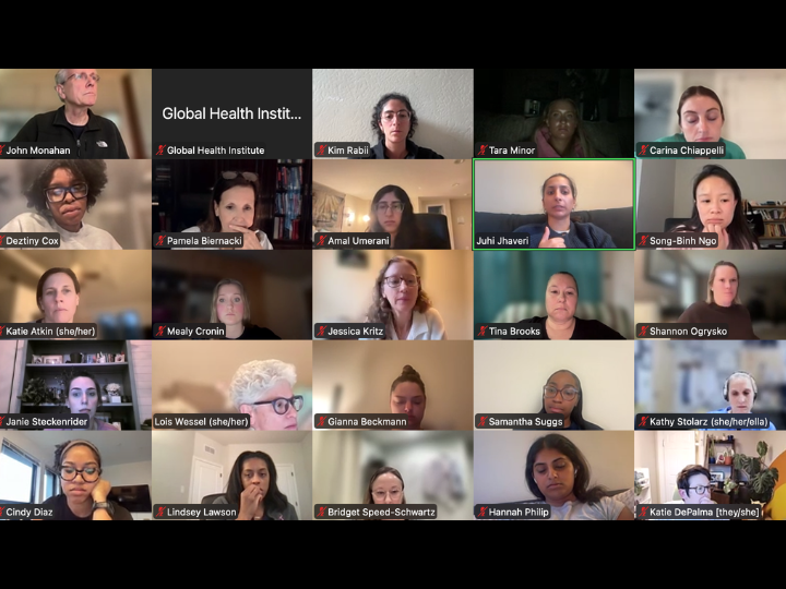 Students from the School of Nursing, School of Health, School of Medicine, and other Georgetown schools came together for the case competition.