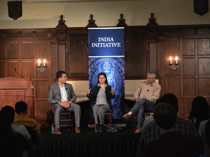 India Initiative Distinguished Fellows and world-renowned journalists Rajdeep Sardesai and Sagarika Ghose discuss the impact of the media on the political landscape in India.