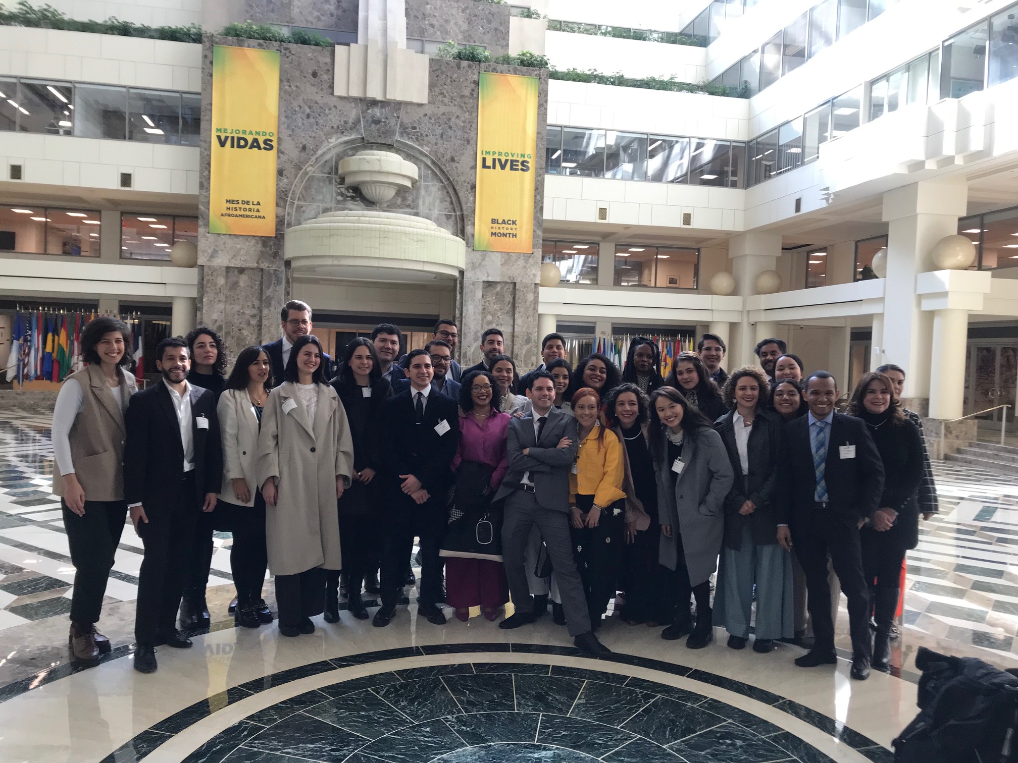 The GCL 2024 cohort visiting the IDB