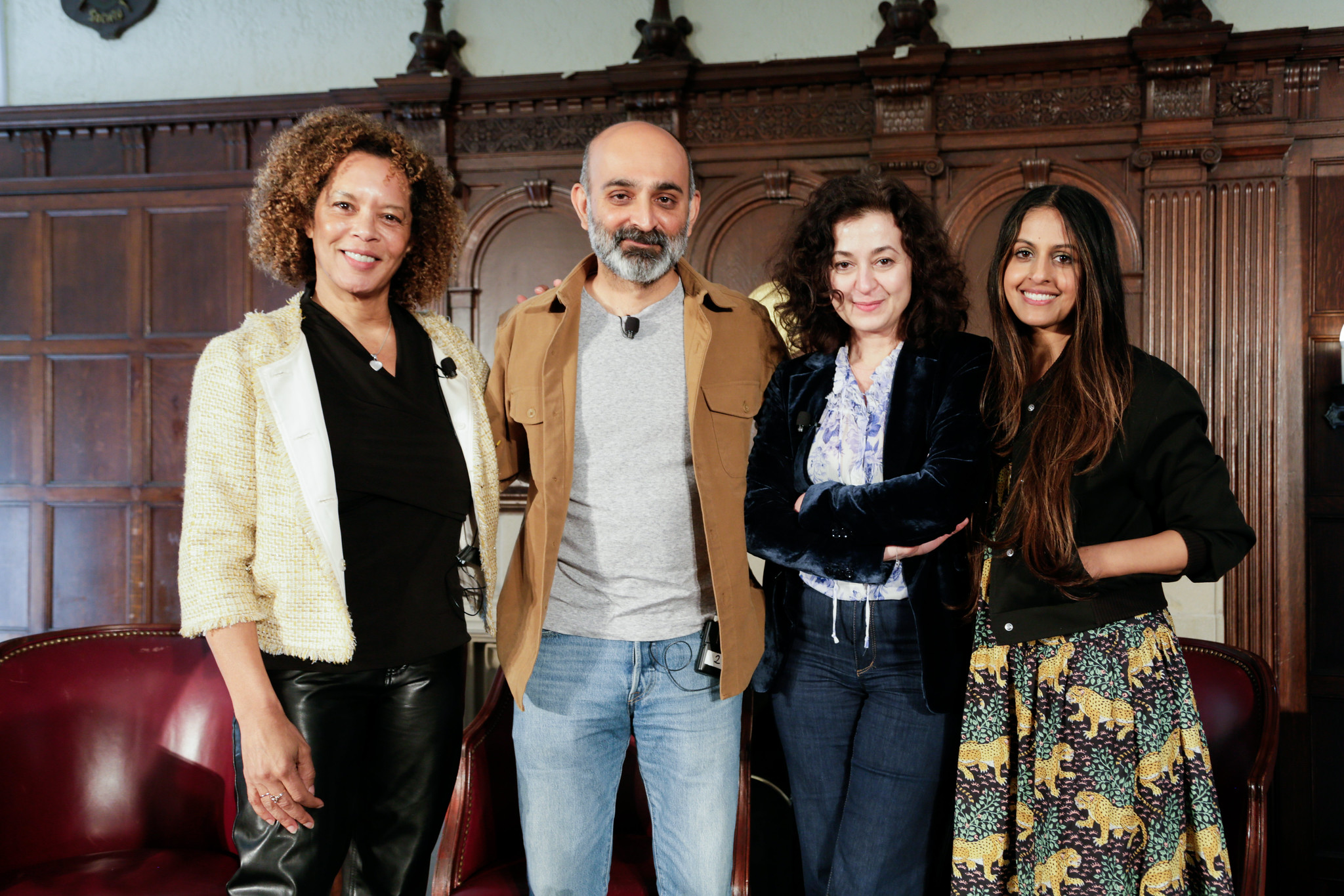 GGD Fellows and speakers Aminatta Forna, Mohsin Hamid, Ece Temelkuran, and Parul Sehgal