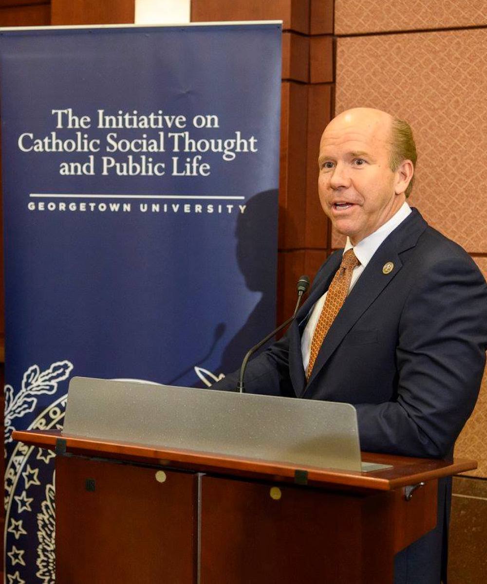 Rep. Delaney speaks to the Gathering about how faith creates a path to civility and reaching the common good.