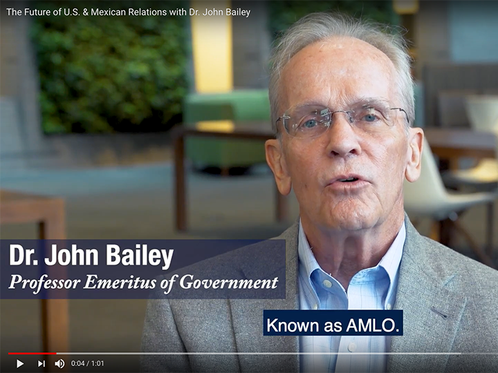 John Bailey, Professor Emeritus of Government